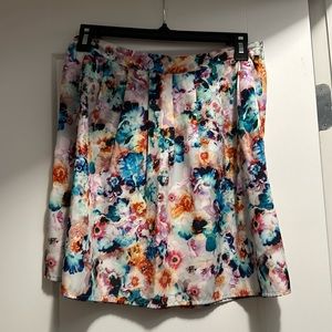 Hinge Skirt - Neon Floral